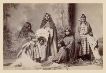 Ute Indians: Three Generations of Women 20x30 poster