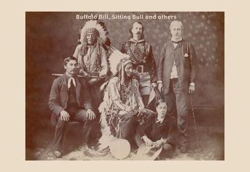 Buffalo Bill, Sitting Bull, and Others 20x30 poster