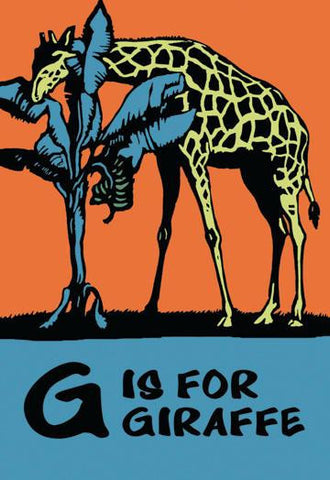 G is for Giraffe 20x30 poster