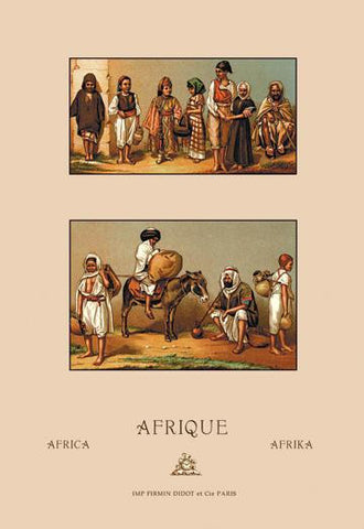 North African Families 20x30 poster