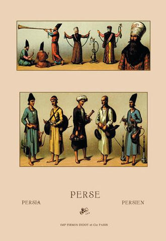 Traditional Dress of Persia #2 20x30 poster