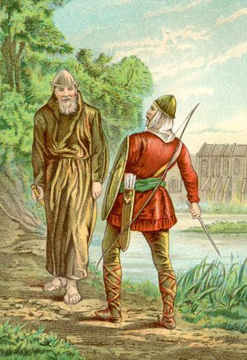 Friar Tuck and Robin Hood 20x30 poster