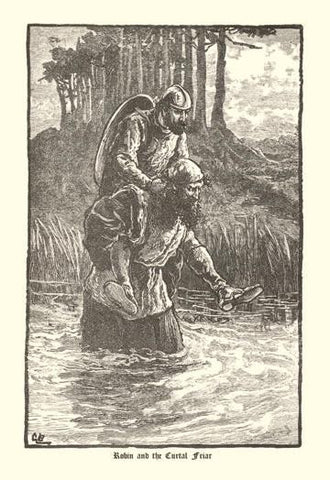 Robin Hood and the Curtal Friar 20x30 poster