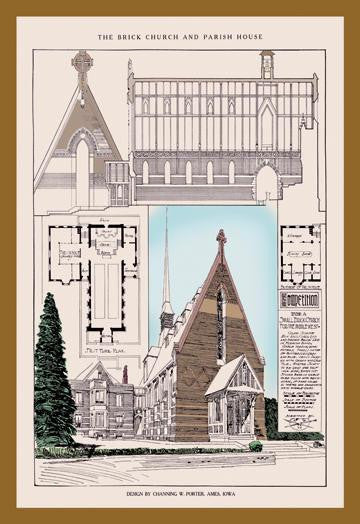 The Porter Church 20x30 poster