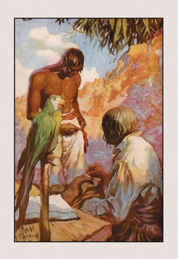 Robinson Crusoe: I Made Friday a Jacket of Goat Skin 20x30 poster