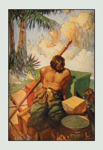 Robinson Crusoe: I Did My Utmost to Keep the Chests in Their Places 20x30 poster