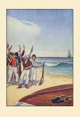 Robinson Crusoe: Then They Cameeand Fired Small Arms. 20x30 poster