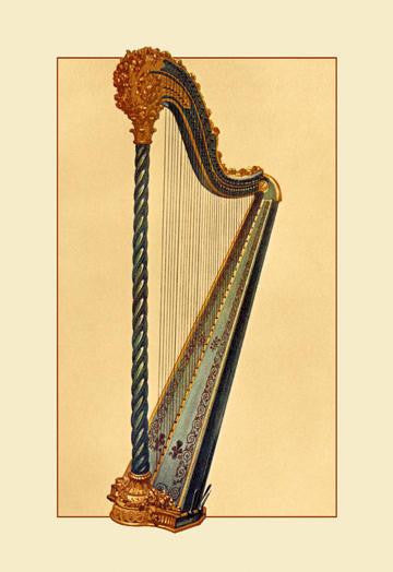 Pedal Harp 20x30 poster