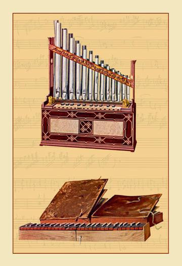 Portable Organ and Bible Regal 20x30 poster