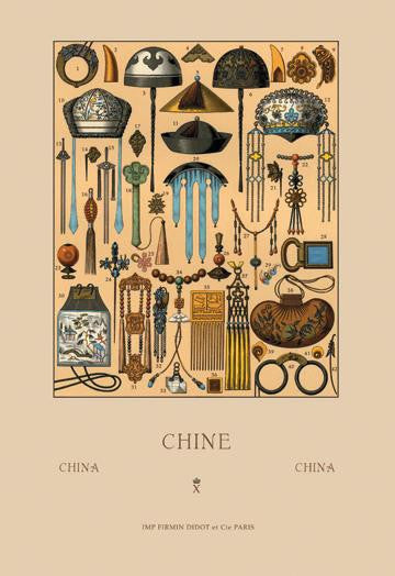 Chinese Ornaments and Talismans 20x30 poster