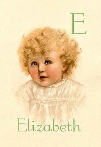 E for Elizabeth 20x30 poster