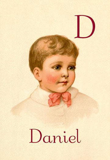 D for Daniel 20x30 poster