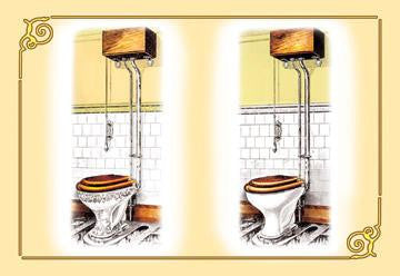 Variations of a Toilet 20x30 poster