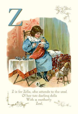 Z is for Zella 20x30 poster