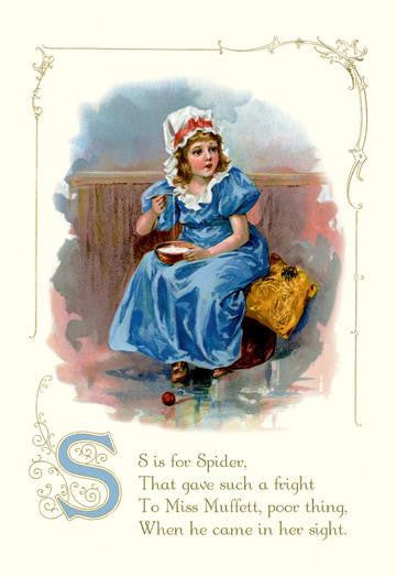 S is for Spider 20x30 poster