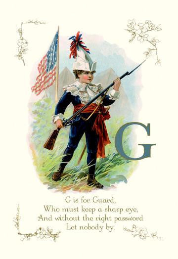 G is for Guard 20x30 poster