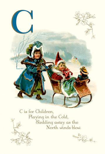 C is for Children 20x30 poster