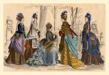 Five Ladies in the Park 20x30 poster