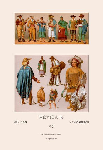 Clothing of Mexico 20x30 poster