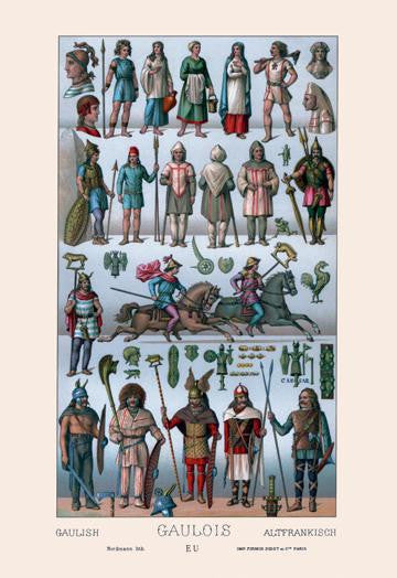 Britons and Gauls 20x30 poster