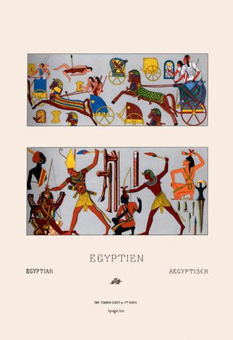 Egyptian Chariots and Weapons 20x30 poster