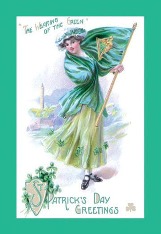 St. Patrick&#39;s Day Green 20x30 poster