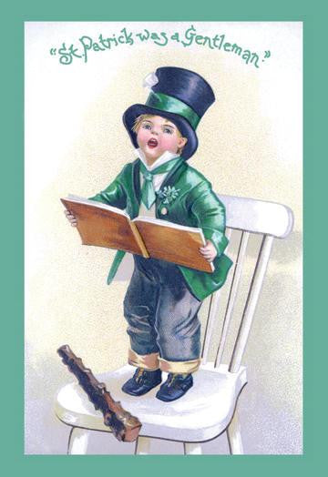 St. Patrick Was a Gentleman 20x30 poster