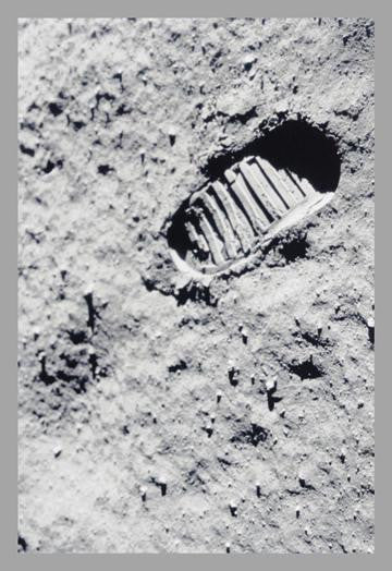 The First Step on the Moon 20x30 poster