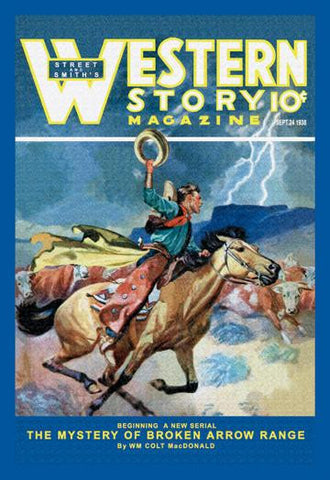 Western Story Magazine: Broken Arrow Range 20x30 poster