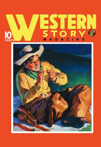 Western Story Magazine: By the Fire 20x30 poster