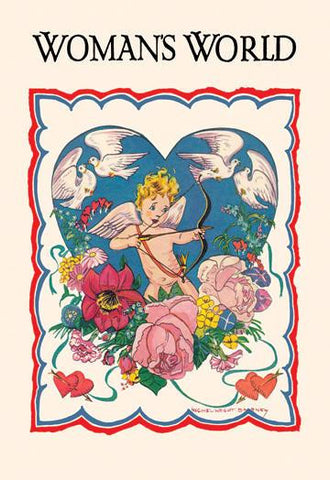 Cupid and the Doves 20x30 poster