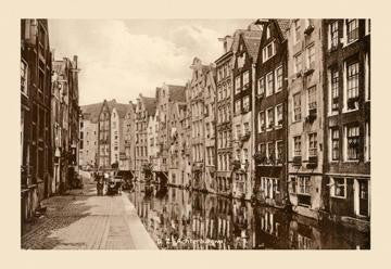 U. Z. Achterburgwal, Amsterdam 20x30 poster