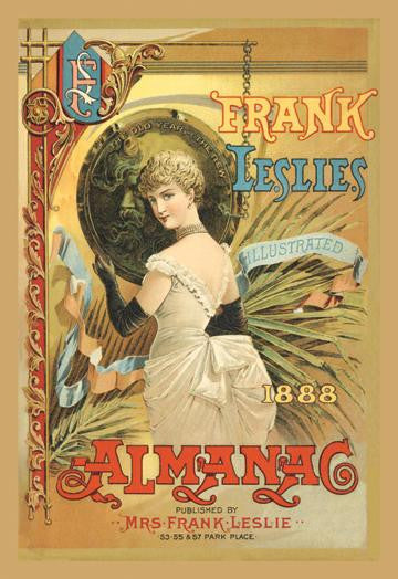 Frank Leslie&#39;s Illustrated Almanac: The Old Year and the New, 1888 20x30 poster