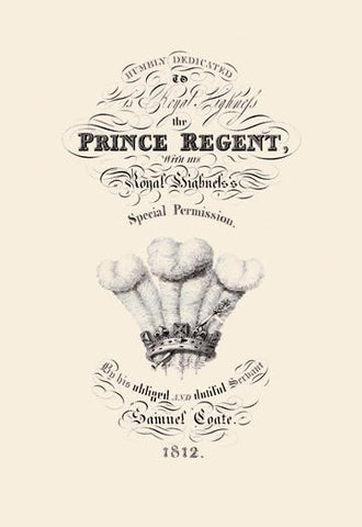 Prince Regent 20x30 poster