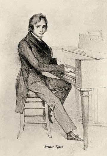 Franz Liszt 20x30 poster