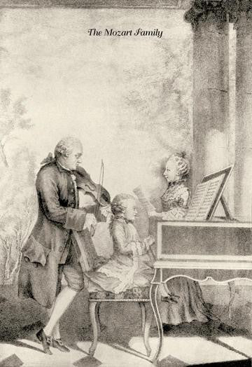 The Mozart Family 20x30 poster