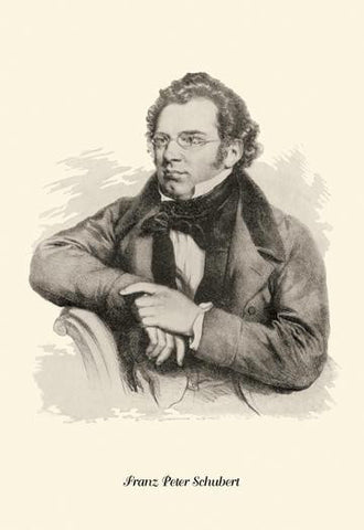 Franz Peter Schubert 20x30 poster