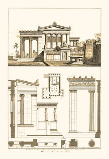 The Erechtheum at Athens 20x30 poster