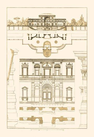 Villa Sacchetti, Villa Papa Giulio at Rome 20x30 poster