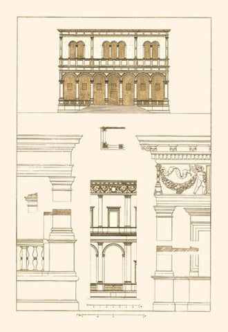 Palazzo del Consiglio at Padua, Villa Farnesia 20x30 poster