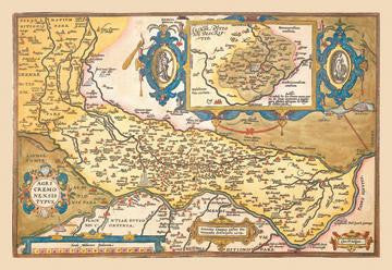 Map of Middle East 20x30 poster