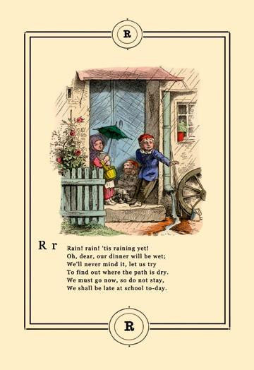 Little Lily&#39;s Alphabet: Rain! 20x30 poster