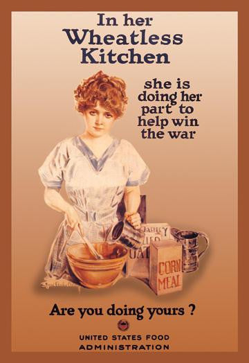 In her Wheatless Kitchen 20x30 poster