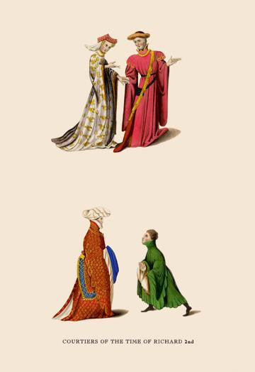 Courtiers of the Time of Richard II 20x30 poster