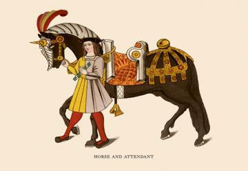 Horse and Attendant 20x30 poster