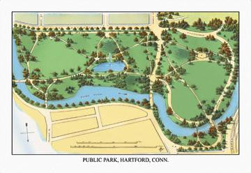 Public Park, Hartford, Conn. 20x30 poster