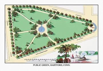 Public Green, Hartford, C.T. 20x30 poster