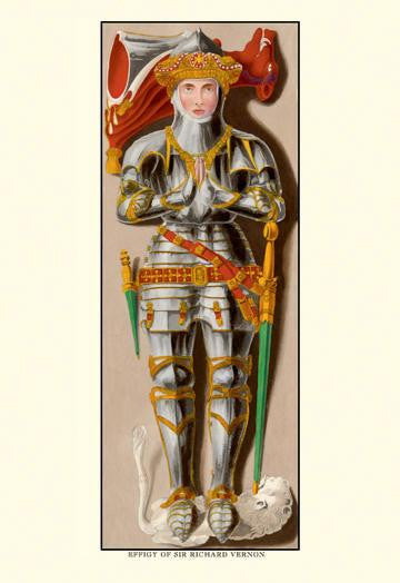 Effigy of Sir Richard Vernon 20x30 poster