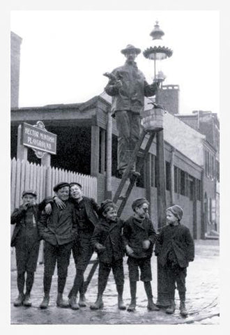 Boys at Playground, Philadelphia, PA 20x30 poster