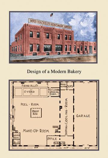 Design of a Modern Bakery 20x30 poster